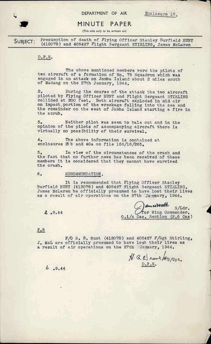 mac presumption of death